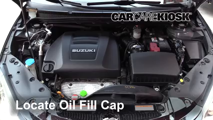 2013 Suzuki Kizashi GTS 2.4L 4 Cyl. Aceite Agregar aceite
